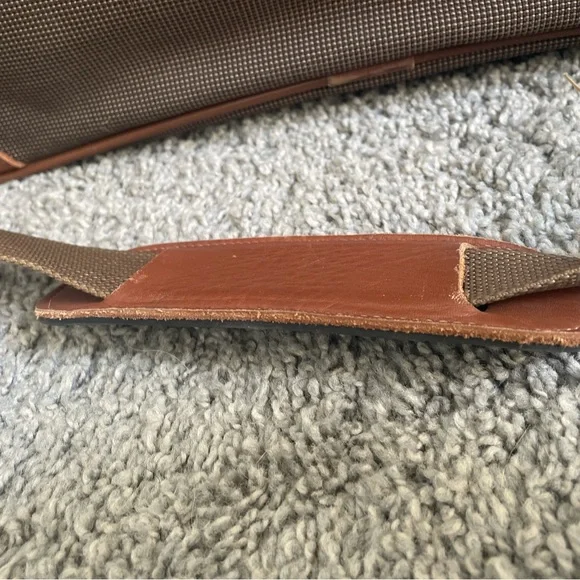 Coach TRAVELWEAVE Duffel 0565 Made in USA 1995 Leather Trim, Brass Hardware YKK - Picture 10 of 16